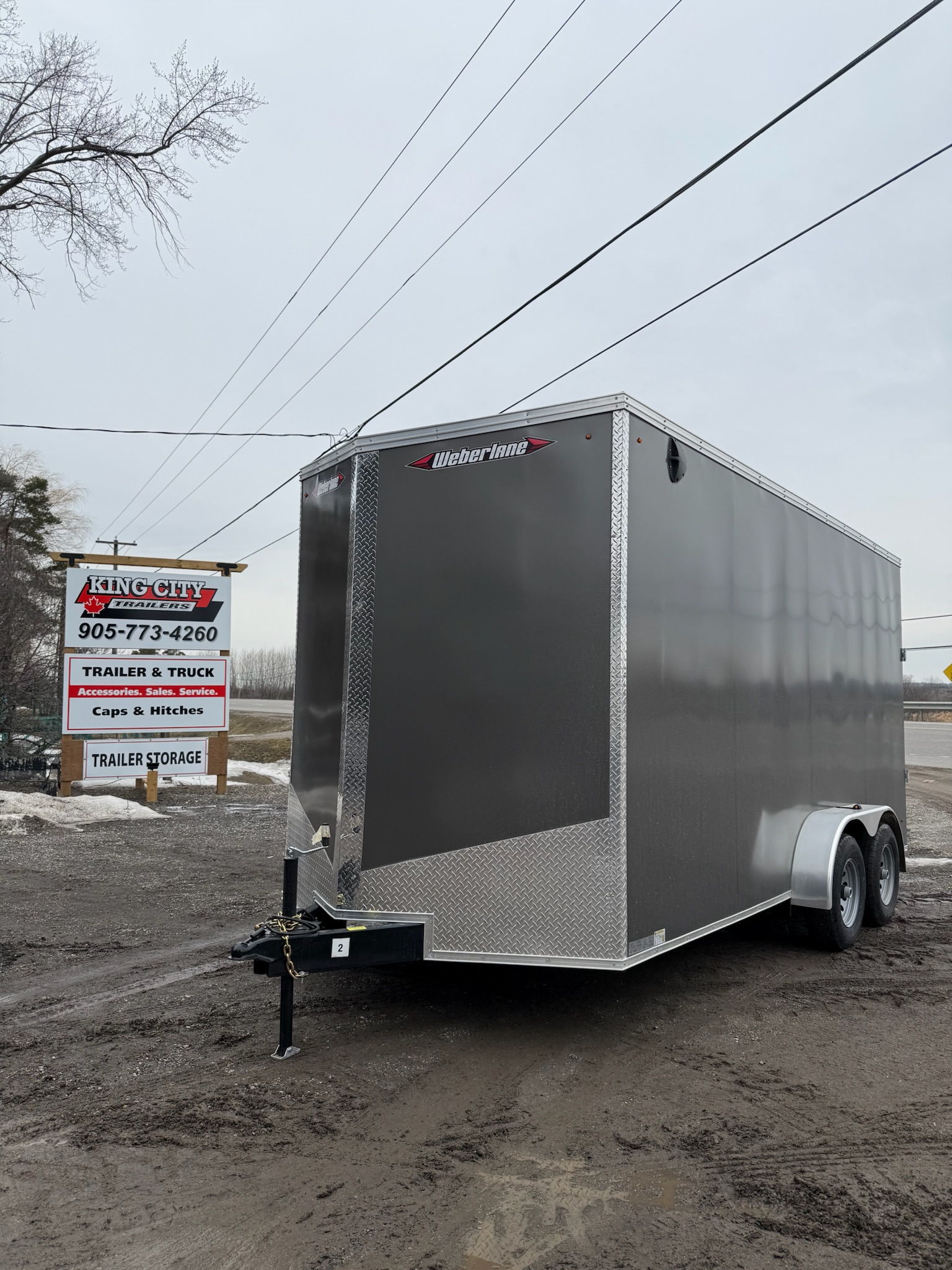 2026 7×12 Enclosed Cargo Trailer