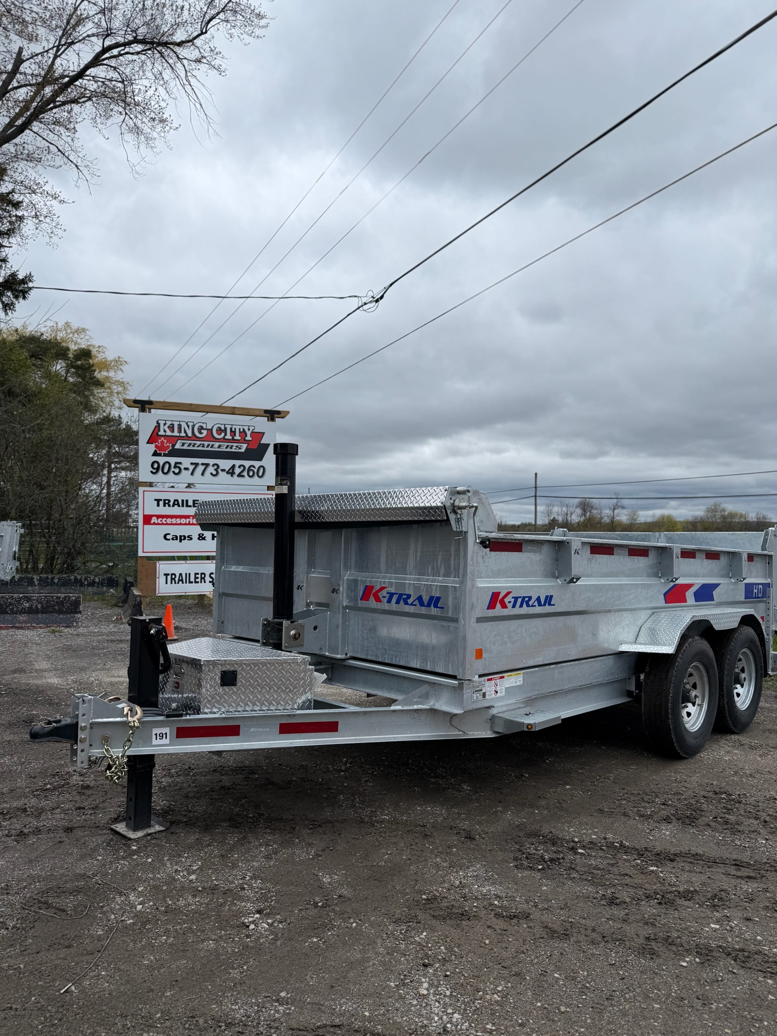 2026, K-TRAIL D8214-1, 10 TON DUMP TRAILER